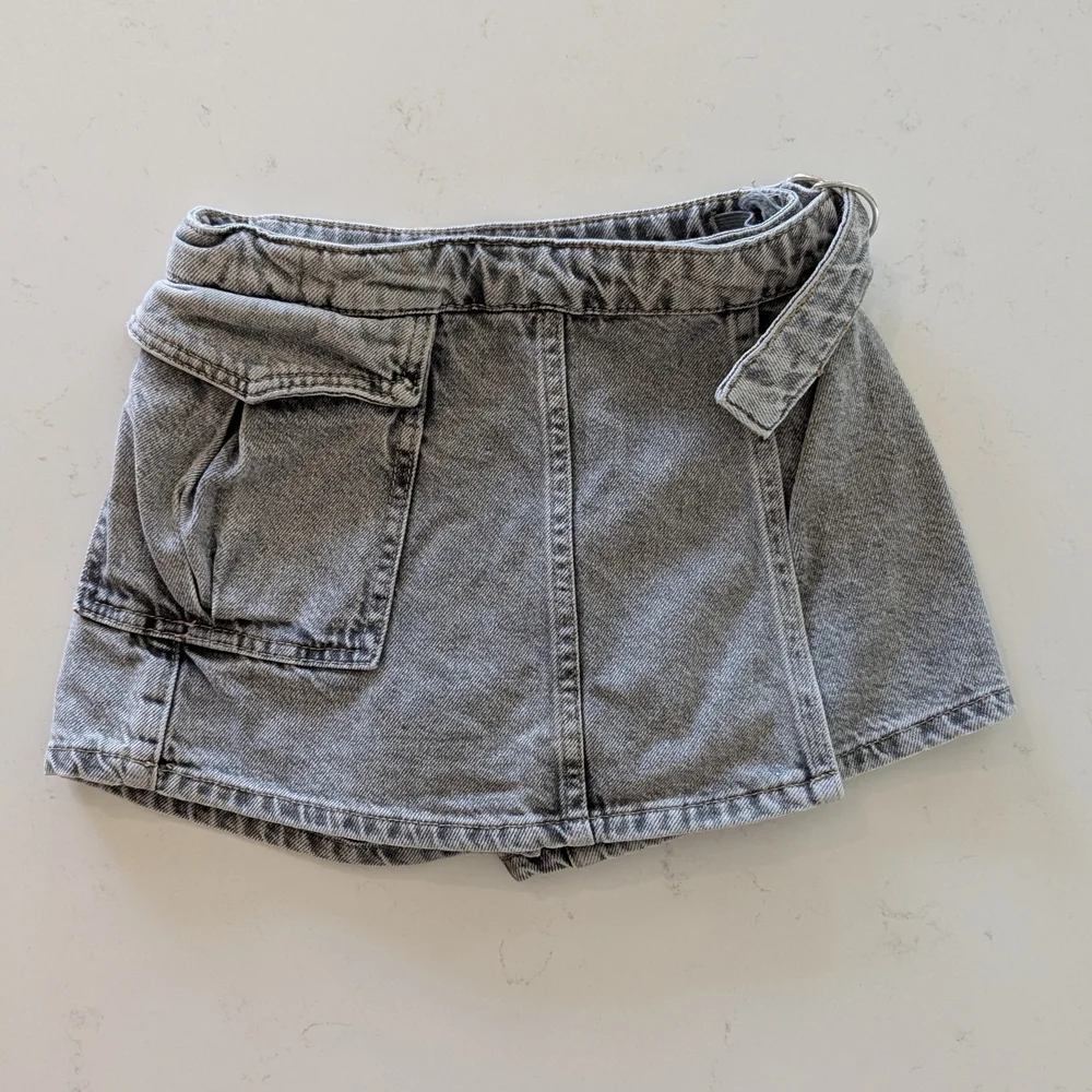 Zara | Grey Denim Girls Skort